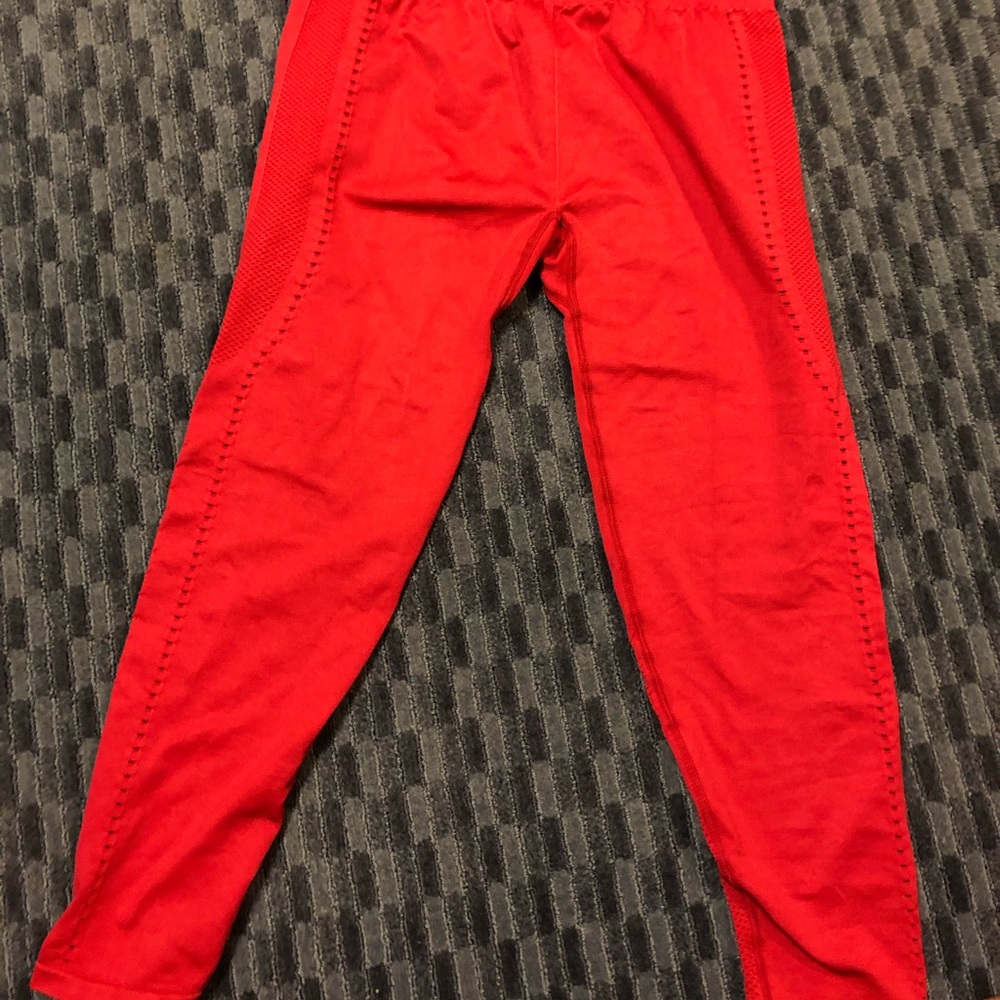 Red fabletic leggings